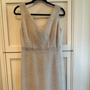 Calvin Klein Wool V-Neck Dress